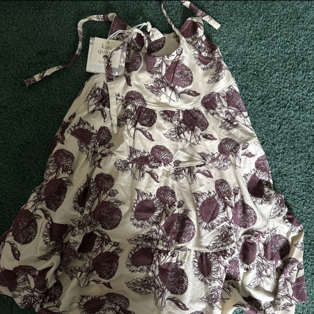Kate Quinn Purple Spaghetti Strap Sundress